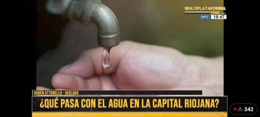 ¿Qué pasa con el agua en la capital riojana?