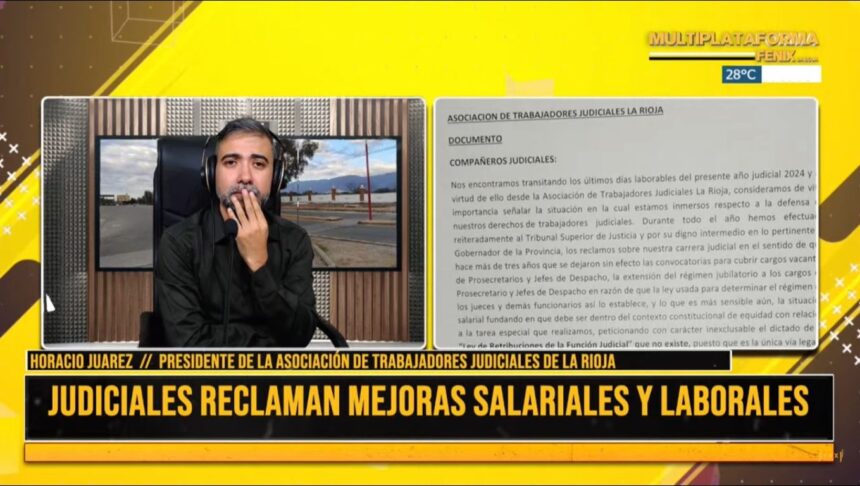 Trabajadores judiciales reclaman mejoras salariales y laborales