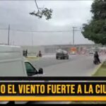 Llegó el viento fuerte a la ciudad