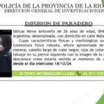 Buscan a una joven de 26 años desaparecida en La Rioja