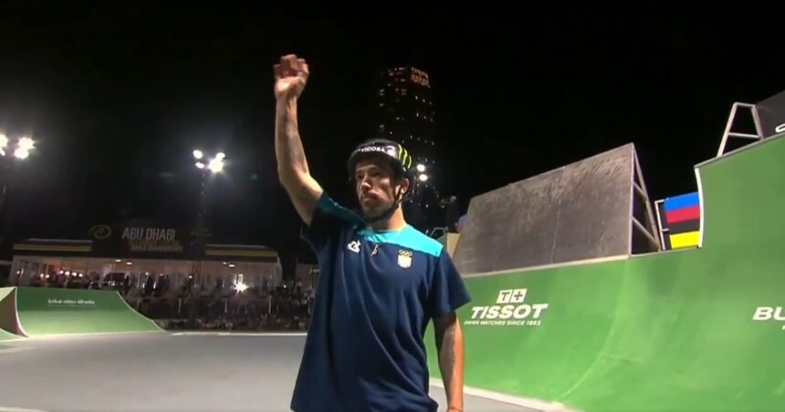 José Maligno Torres, el bicivolador dorado, sigue en las alturas y se consagró subcampeón mundial de BMX Freestyle en Abu Dhabi