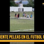 Chamical: partido de fútbol terminó a las trompadas