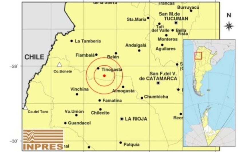 En las visperas de Navidad: Un fuerte sismo sacudió a la provincia de La Rioja