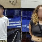 Así detuvieron a una joven pareja de grafiteros por vandalizar la estación Callao de la línea B