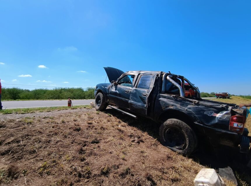 Vuelco sin heridos en Ruta 38 cerca de Talamuyuna