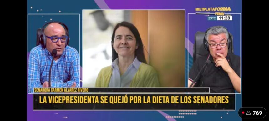 Senadora, Carmen Álvarez Rivero en Fénix: “El ajuste debe ser para todos los poderes”