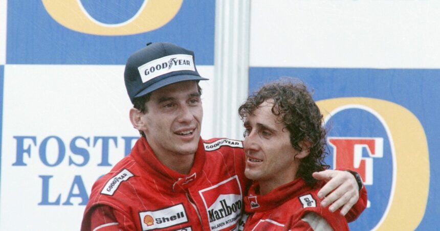 Senna vs. Prost, una batalla deportiva al límite y la dura premonición del francés: “Ayrton es un peligro, cree que no se puede matar porque cree en Dios”