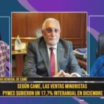 Ricardo Diab de CAME, habló con Fénix:  las ventas minoristas PYMES subieron un 17,7 interanual en diciembre