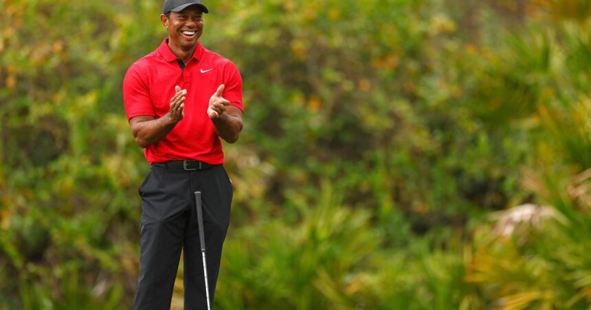 El millonario premio por popularidad que recibió Tiger Woods mientras prepara su debut en un increíble circuito virtual de golf