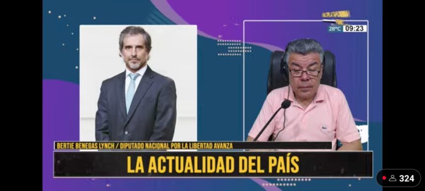 Bertie Benegas Lynch, diputado nacional por la LLA: “Hay que dejar de pensar que la riqueza se encuentra en una máquinita de imprimir dinero”