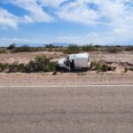 Volcó camioneta por Ruta Nacional N° 60