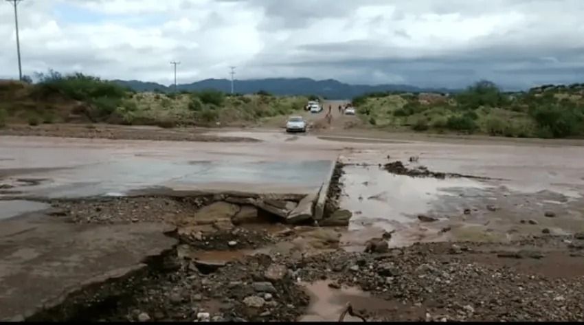 La Ruta 40 entre La Rioja y San Juan se encuentra intransitable