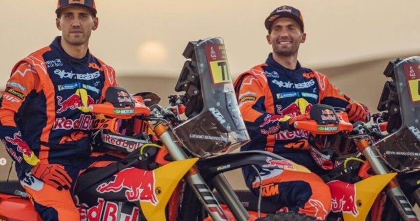 Los Benavides y un festejo por partida doble: cumpleaños de Kevin y victoria de Luciano en la quinta etapa del Dakar