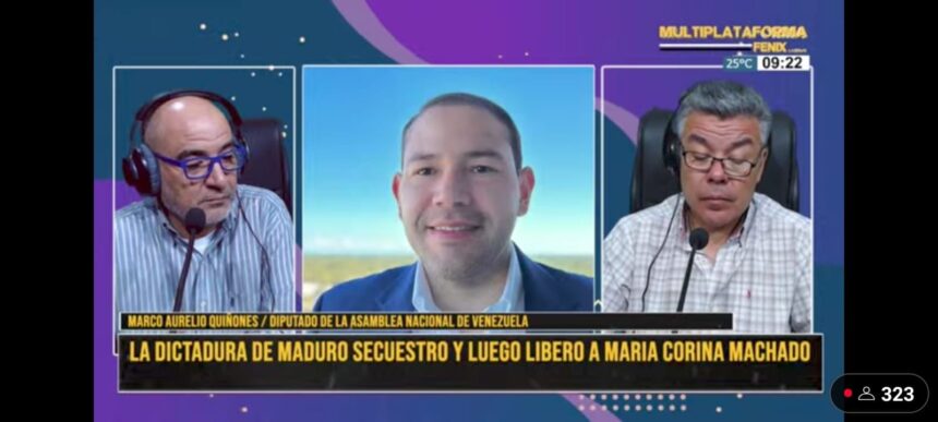 Marco Aurelio Quiñones, diputado de la Asamblea Nacional de Venezuela: “Nicolas Maduro se está quedando cada vez mas solo”