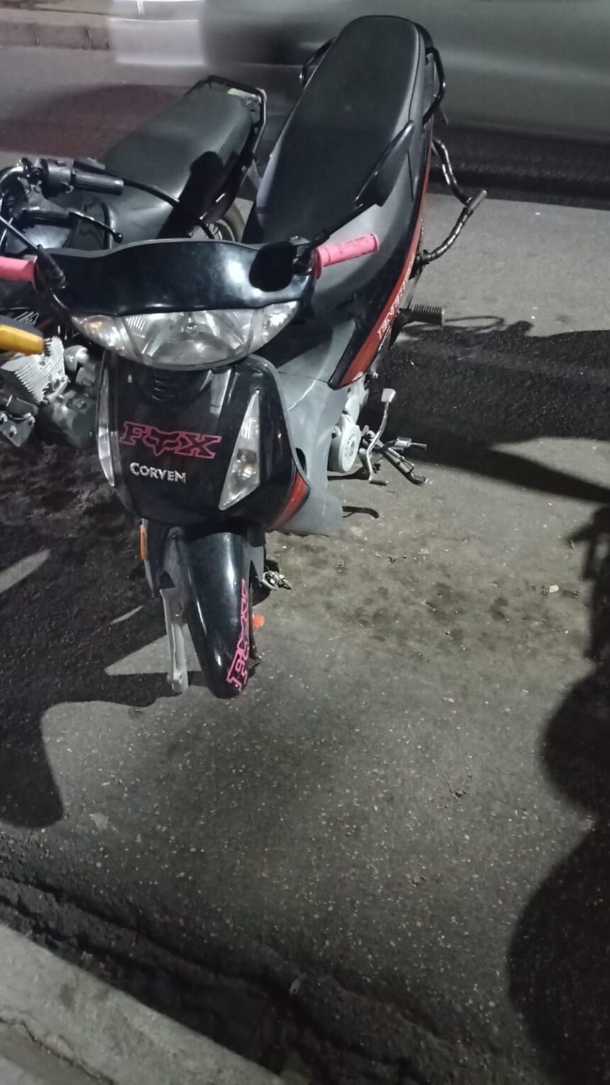 Robo de una rueda de motocicleta en pleno centro de La Rioja