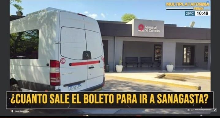 ¿Cuanto sale el pasaje para ir a Sanagasta?