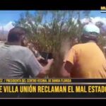 Vecinos de Villa Unión reclaman por el mal estado del agua y la falta de soluciones definitivas