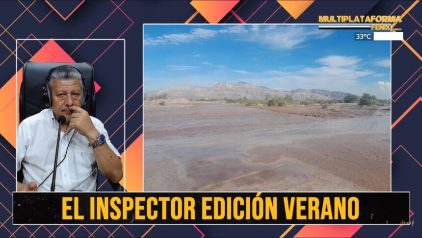 Vecinos varados por crecida del río en Guandacol