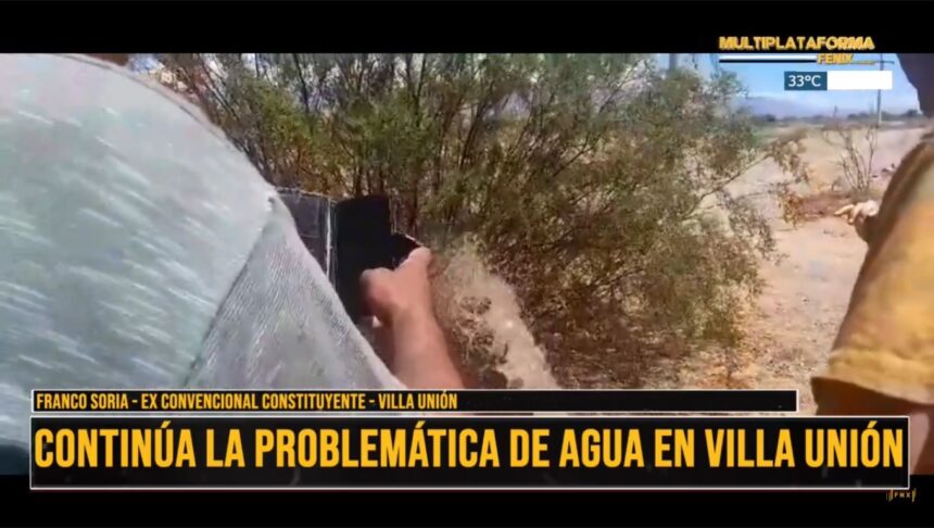 Villa Unión continúa con problemática del agua