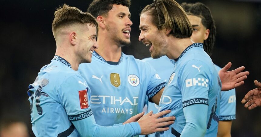 Manchester City hizo valer la jerarquía de sus suplentes y sus juveniles y destrozó a Salford City por la FA Cup con un hat trick inédito