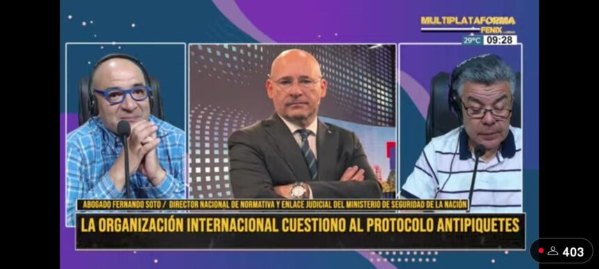 Amnistía Internacional critica el protocolo antipiquetes del gobierno argentino