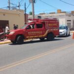 Accidente en motocicleta deja a una mujer herida