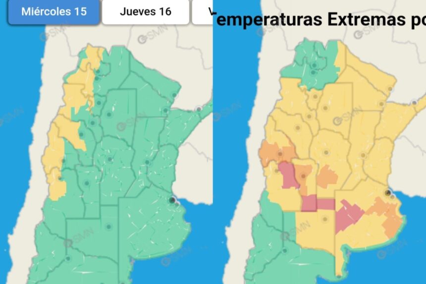 La Rioja bajo alerta por calor extremo y por tormentas